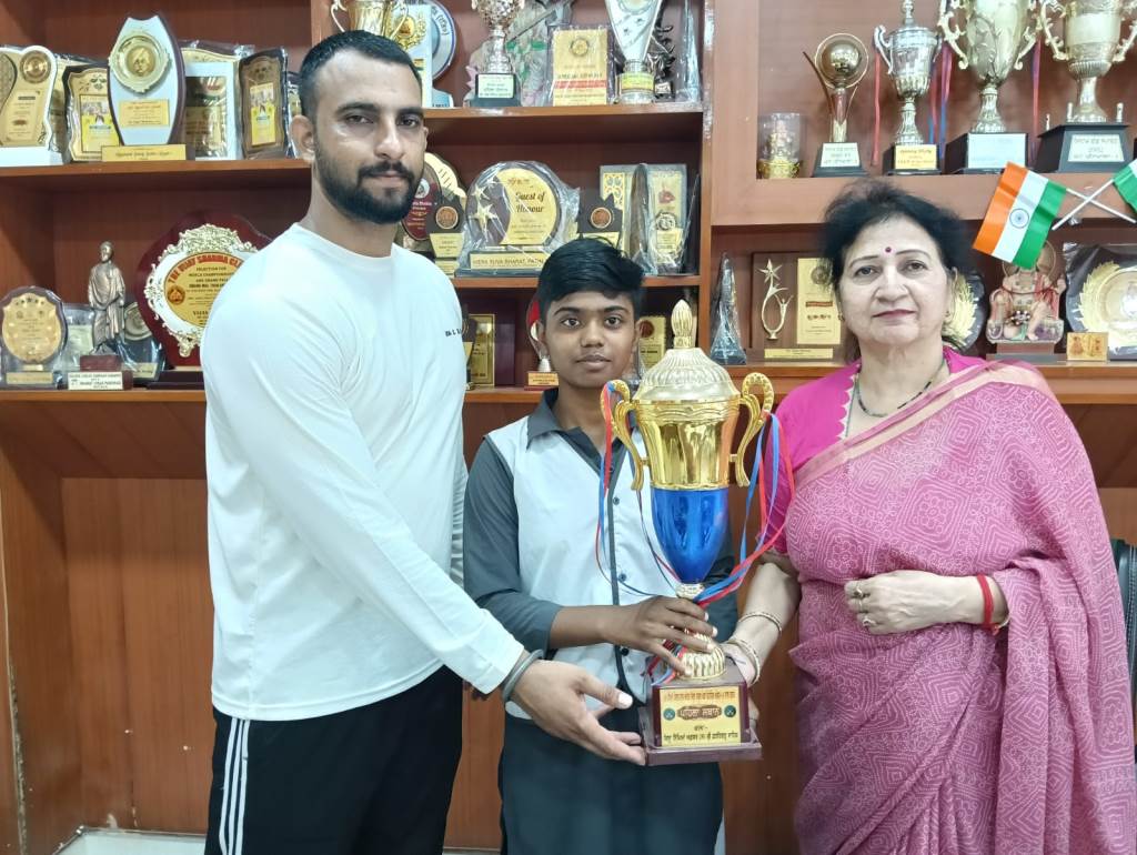 Kritika is getting ready to win a gold medal in the Olympic Games